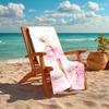 1PC Custom Name Ballerina Stars Beach Towel Highly Absorbent And Sand-Resistant Towel for Swimming, Pool, Yoga, And Travel Lightweight