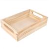 Wooden Storage Box - Creative Deco - 29.5 X 19.5 X 6.5 Cm - Natural