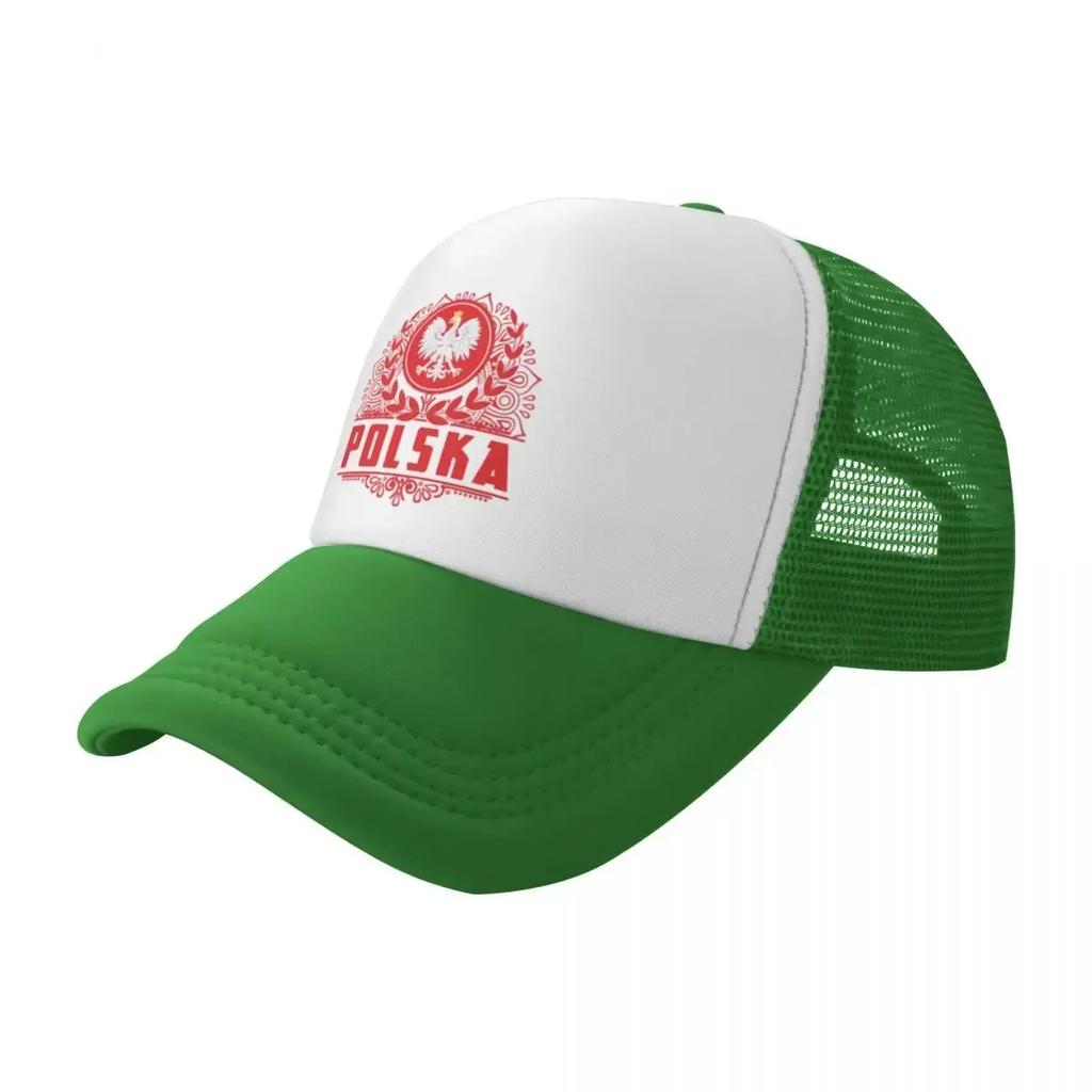 Polska Poland Eagle Hiking Mesh Baseball Caps Men Personalized Female Beach Dad Hat Peaked Cap