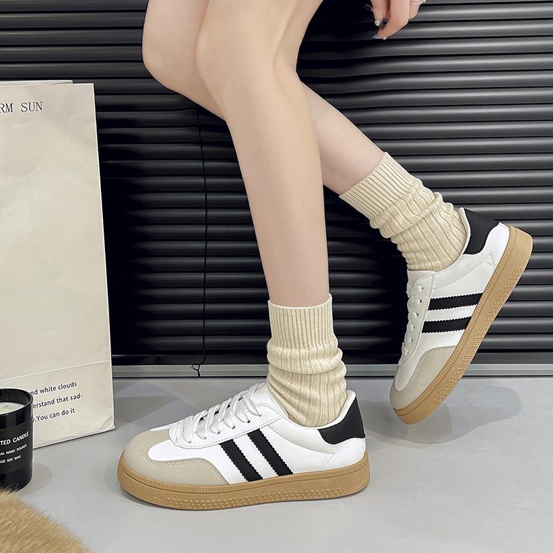 Shoes Woman Trend Casual Sneakers Comfortable Lace Up Flats Tennis Shoe Breathable Walking Jogging Shoe
