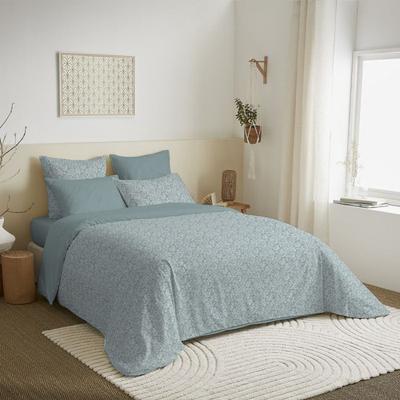 Complete Reversible Duvet Cover Pack for 180 X 200 Cm "King Size" Bed Céleste Glacier