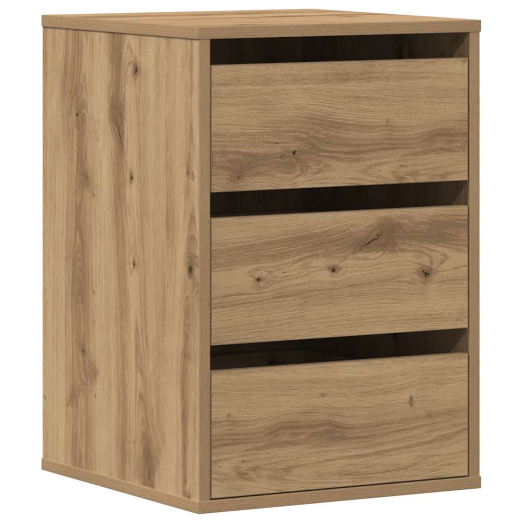 Vidaxl Kommode, Artisan Eiche, 40x41x58 cm, Holzwerkstoff