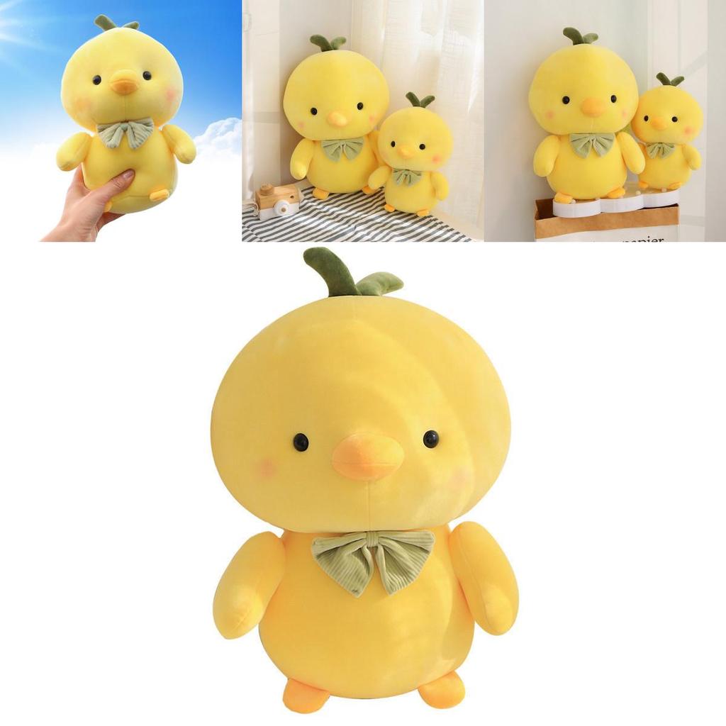 Cute Yellow Chicken Plush Toy For Kids With Soft Crystal Velvet Material Birthday Gift