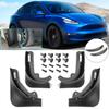 Mudflaps Mud Flaps Splash Guards Mudguards Front Rear Fender Protector for Tesla Model Y  Model 3 Model3