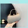 Fashionable Chic Pu Bag Stylish Medium Baguette Bag For Women 2023 Summer Trendy