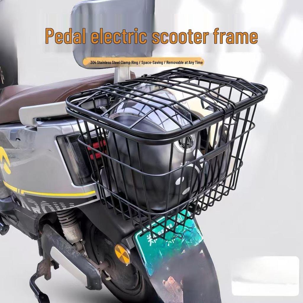 Wasserdichter elektrischer Fahrzeug-Heckkorb mit Deckel für Roller/Fahrrad