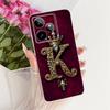 For Realme GT 7 7T Case RMX5061 RMX5085 Retro Initial Letters Crown Soft Silicone Cover For Realme GT 7 Pro RMX5010 GT7Pro Shell
