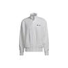 Letter Logo Print Stand Collar Long Sleeve Jacket Men Jacket White HN7127