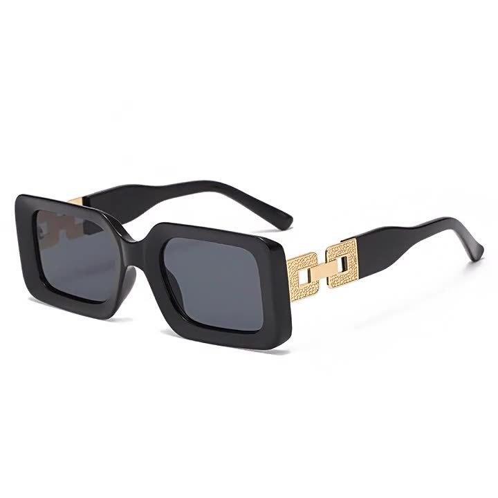 Square Sunglasses Drill Chain Feet Women'S Sunglasses Douyin Street Sunglasses