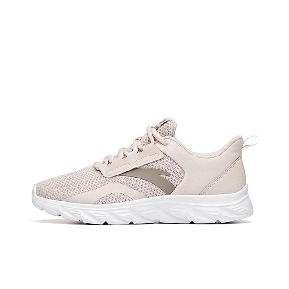 Anta Série Style de vie Amortissantes Antidérapantes Basses Chaussures de Sport Décontractées Baskets pour Femmes Lotus-Gris 922225523-2