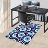 1pc Evil Eye Design Chair Mat - Anime Cartoon Pattern, Non-Slip Carpet for Office Chairs, Suitable for Home Decor, Living Room, Bedroom, Game Room, Fe