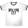 New York City Unisex T-Shirt: Text Logo (X-Large)
