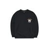 MLB Sweatshirts Unisex Black Crew Neck Moderate Regular 3AMTE0124-50BKS