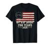 Men Women Patriotic History 1776 2026 250th Anniversary USA T-Shirt
