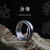 Handcrafted Vintage Double-Layer Adjustable Ring Men Women Geometric Asymmetrical Tail Plated