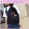 Elegant Girls Backpack Made From Highquality Canvas Featuring Comfortable Shoulder Straps And Multiple Pockets
