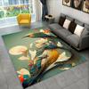 Exquisite Bird Flower Animal 3D Area Rug,Carpet Rug for Home Living Room Bedroom Sofa Doormat Kitchen Decor,Non-slip Floor Mat