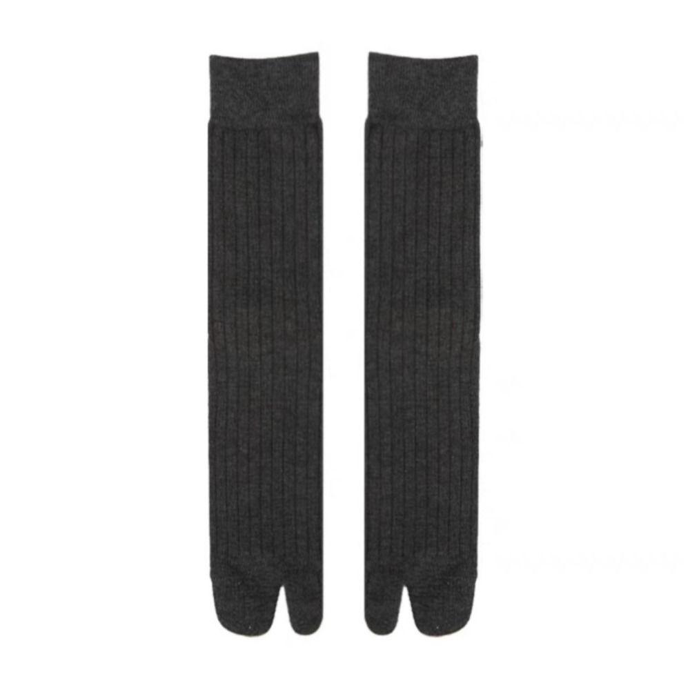 High Quality Split Toe Socks New Combed Solid Color Women's Tabi Socks Harajuku Cotton Soft Two-Toed Socks