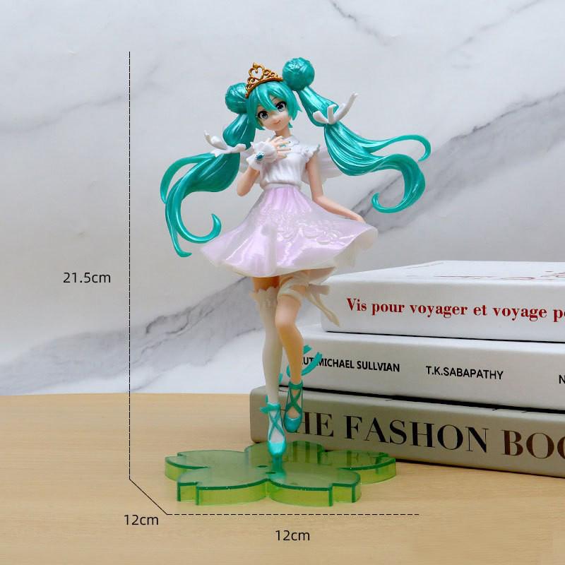 1 Piece Anime Hatsune Miku Action Figure Model Gifts Collectible Figurines for Kids 18-21cm