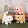 Yousheng Kids Electric Plush Cat Toy Walking Head Shaking Tail Wagging Interactive Kitten Plushie Toy Toddlers Boys Girls Educational Simulation