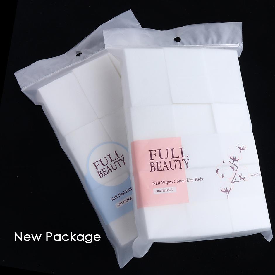 450Pcs Lint-Free Wipes Napkins Nail Manicure Liquid Nail Polish Pads Paper Nail Cutton Pads