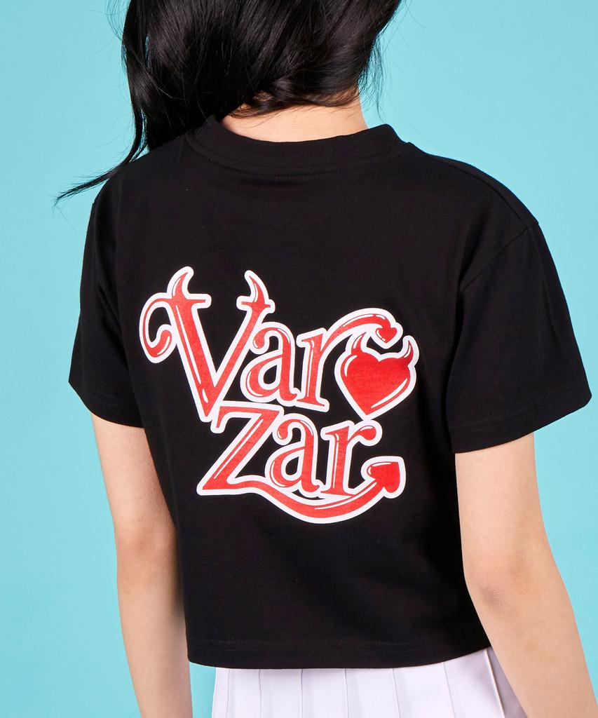 Bajal Love Is Devil Crop Short Sleeve T-Shirt (2 Colors)