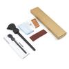 Ergonomic Guitar Bows with Rosin Sandpaper and Cleaning Cloth Complete Care Set for Smooth Playability and Portability