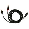Type C į 2RCA kištuką HiFi Stereo paauksuotas garso adapterio laidas telefonui, planšetiniam kompiuteriui, automobiliniam radijui