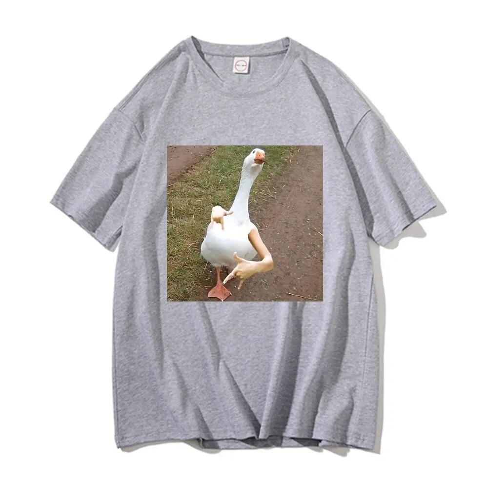Swagged Out Goose Graphic Tshirt Funny Unisexs T Shirt Unisex Cotton Tees Unisex Women Fashion Casual Oversized T-shirts Short-sleeved