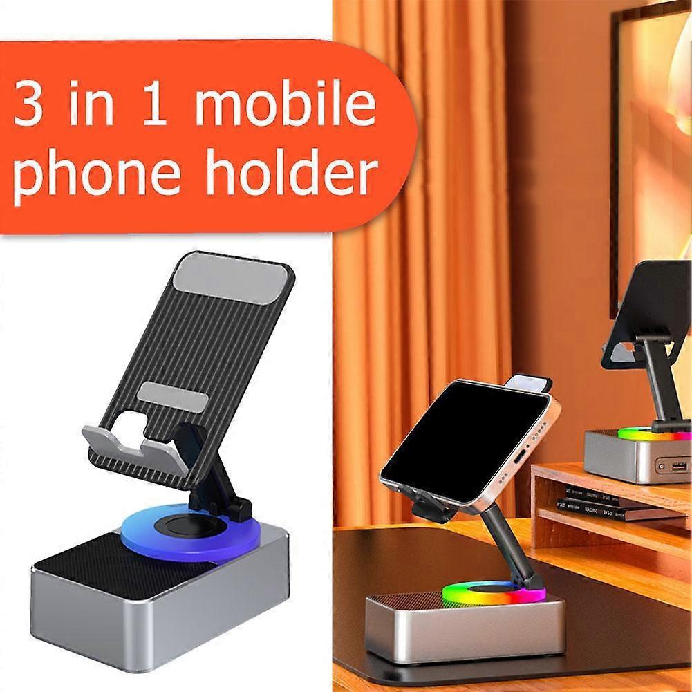 Support de téléphone pour voiture avec haut-parleur BT sans fil