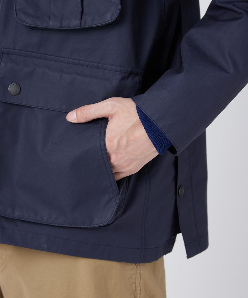 Snow Peak Waxed Cotton Hoodie Size SPTL-JK-26SU904 (Men's/Women's, Olive, S)
