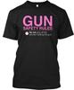 Gun Safety Rules TTshirt Made In the USA Size S To 5XL