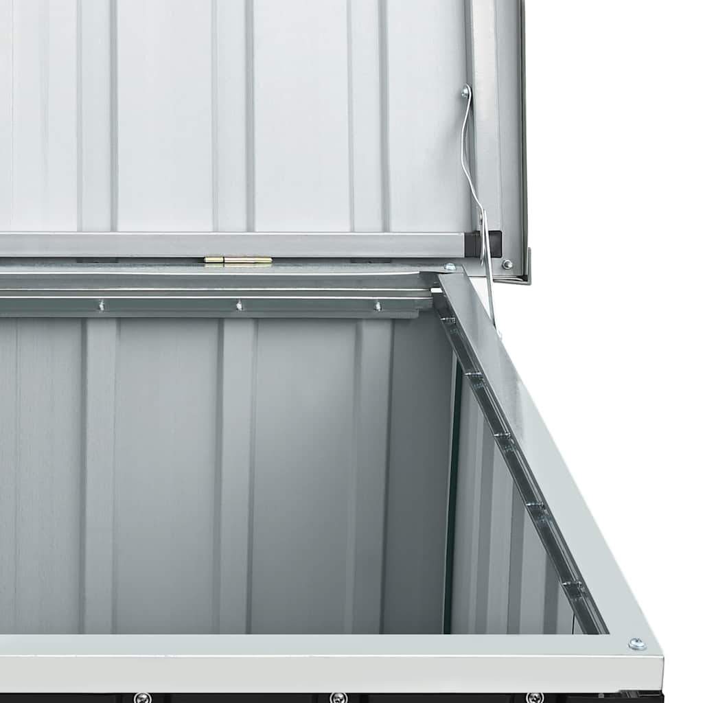 Garden Storage Box Anthracite Grey 129 X 67 X 65 Cm