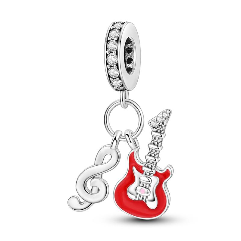 Copper Plated Camera Charm Bead Charms Colorful Palette Bead Charms Pendants Compatible With Authentic Bangle Music Guitar Bracelets Ideal For Woman J