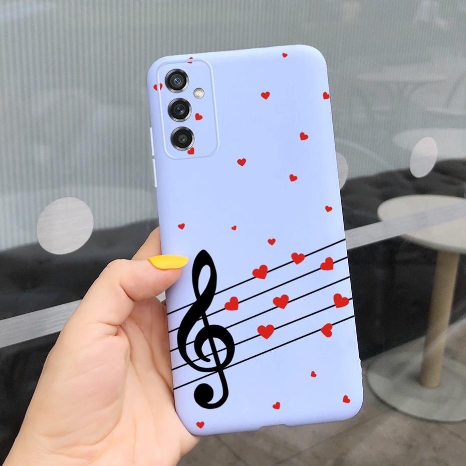 For Samsung Galaxy M52 5G Case Silicone Cute Cartoon Phone Cases For Samsung M52 M 52 SM-M526B Soft TPU Back Cover Fundas