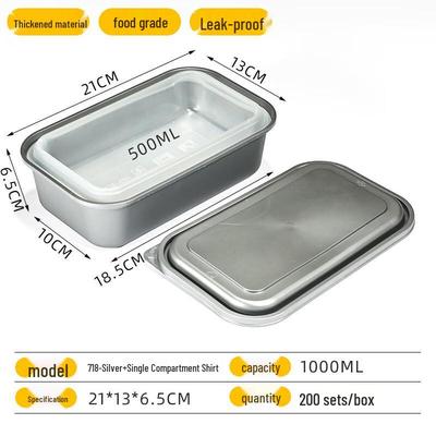 Eco-Friendly Disposable Takeaway Meal Boxes