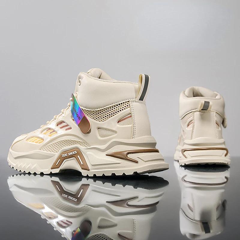 Fashion Men Shoes Blade Fashion Men High Top Running Shoes for Men Casual Shoes Sneakers Zapatillas Hombre Sport Luxury