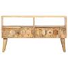 TV Stand 90 X 30 X 50 Cm Solid Mango Wood