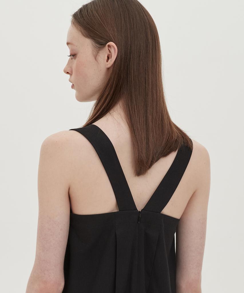 Jun By Jun K A-Line Banding Dress_Black