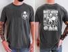 New Apparel Vintage Haunted Mansion Two-Sided Stretching Room Shirt, Haunted Man Unisex T-Shirt