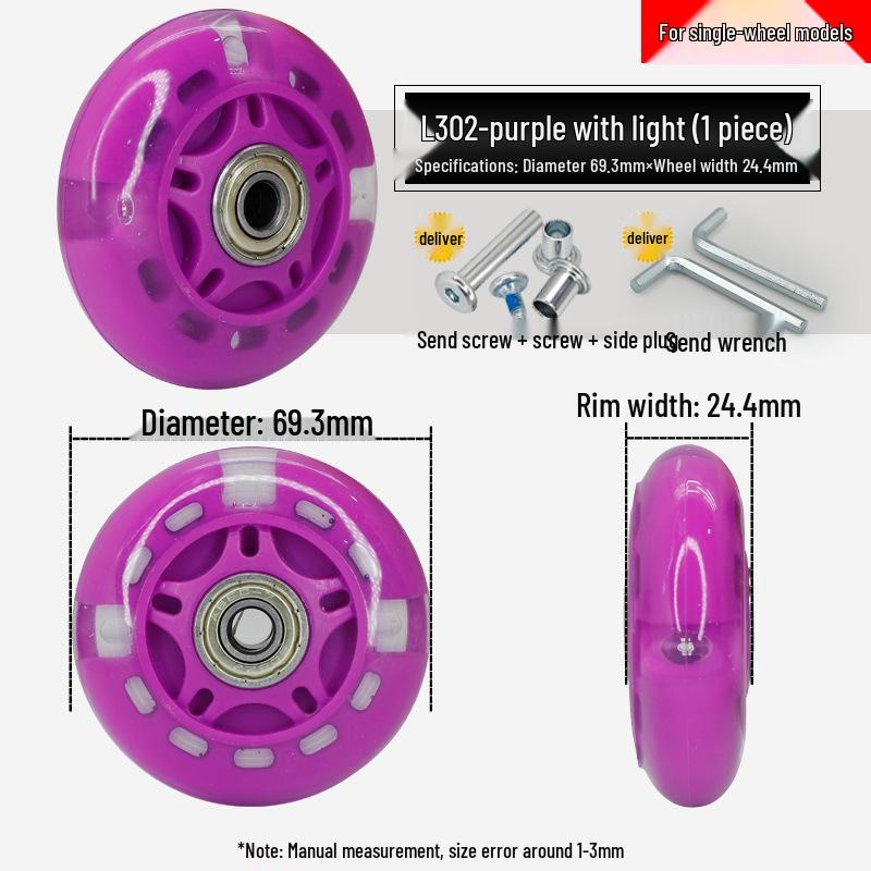 Universal Wheel Replacement for Luggage Suitcase: Leather Caster Rubber Roller Rim Repair Accessories