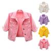 Women Coat Solid Color Slim Fit Close-fitting Young Style Wear-resistant Half Sleeve Buttons Single-breasted Easy To Match Women Jacket Female Clothes