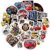 10/50Pcs Vintage Old Car Stickers Retro Modified Car Personality Graffiti Stickers Waterproof Luggage Skateboard Stickers