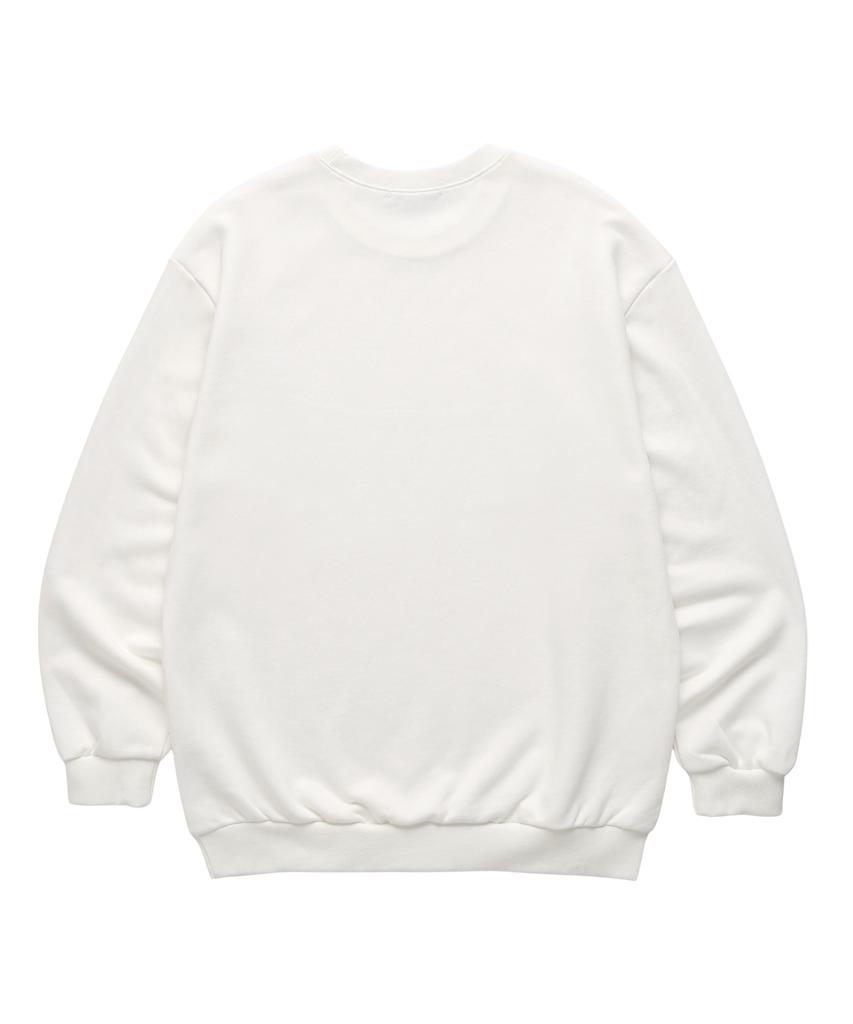 VANNWORKS Penguin Oversized Sweatshirt (Vndts303) White (Type A)