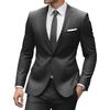 Mens Gentleman Slim Fit Business Formal Suit Set For Wedding Party