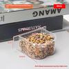 New Large Capacity Bird Feeder Box Anti-Splash Bird Food Dispenser Durable Parrot Feeding Box For Small Medium Birds
