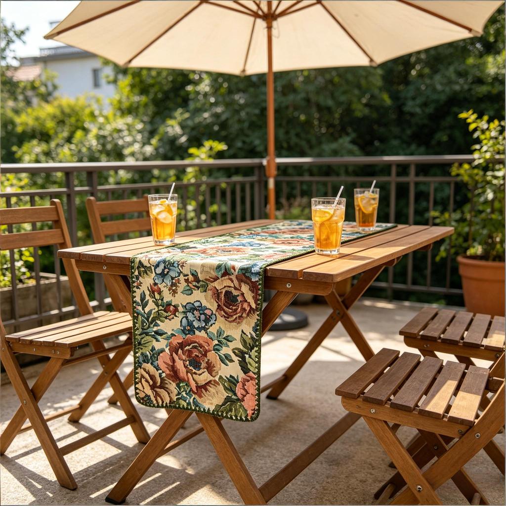 Dining Table, TV Cabinet & Center Table Washable Modern Cotton Linen Nordic Design Table Runner