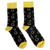Nirvana Unisex Adult Happy Face Outline Ankle Socks