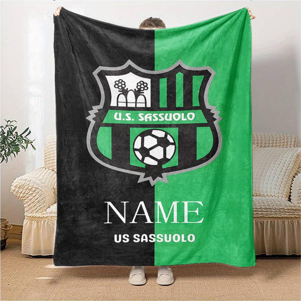 Custom Name Bayern Munich Crest Blanket for Couch & Bed, Plush Cozy Fuzzy Blanket Super Soft & Warm Blankets for Fall and Winter. 0908228