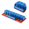 Control Module DC 12V Relay 8‑Channel High and Low Level Trigger Relay Module Relay Module Board Industrial Control